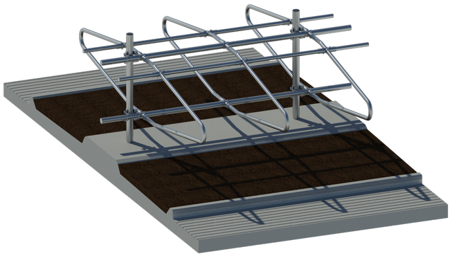 OZBJ 20 P - Dvojbox - Separát - Betonová prsní opěra