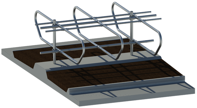 OZBJ 25 P velikost M - Dvojbox - Separát - Betonová prsní opěra