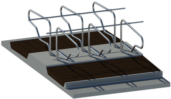 ZBDV 22B P - Dvojbox - Separát - Betonová prsní opěra