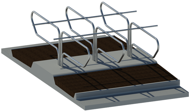 ZBDV 25 P - Dvojbox - Separát - Betonová prsní opěra