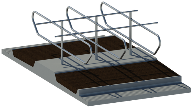 ZBDV 26 P - Dvojbox - Separát - Betonová prsní opěra