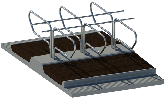 ZBJ 25 Velikost L - Dvojbox - Separát - Betonová prsní opěra