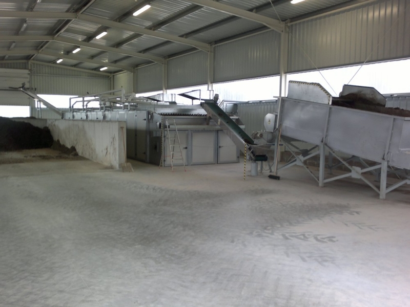 Belt drier for separate - Velké Němčice