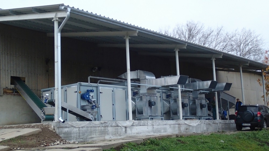Belt dryer for  corn and grain - Tištín