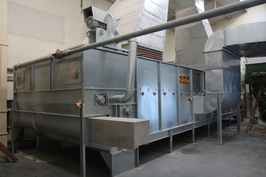 Belt dryer for wood chips Chotoviny
