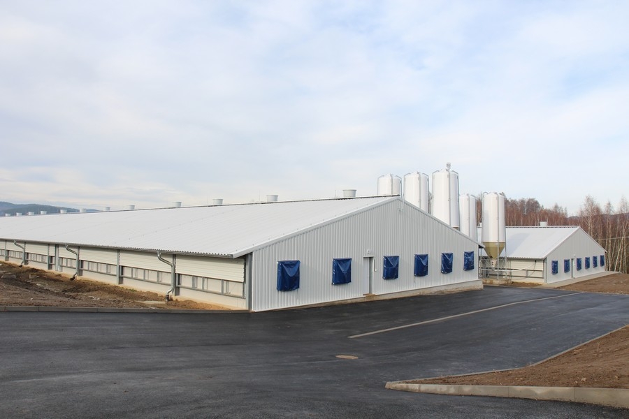 Fattening stable for broilers chickens Kájov - Kladné (Záhorkov)