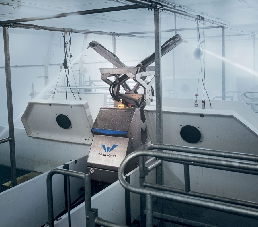 Jedinečný mycí robot ProCleaner X150 do stájí pro chov prasat