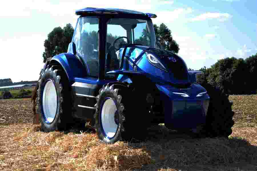 prototyp traktoru New Holland na CNG